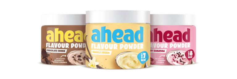 ahead launcht neue Produktrange mit drei Sorten Flavour Powder ahead launcht neue Produktrange mit drei Sorten Flavour Powder