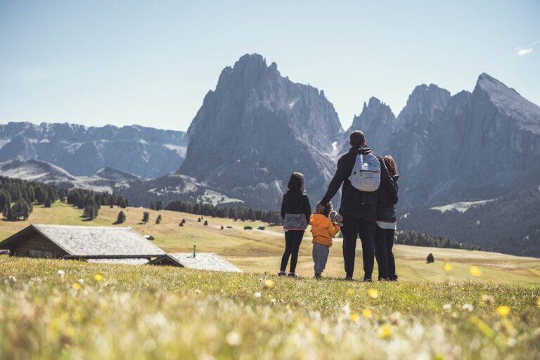 Die ganze Familie freut sich auf Herbstferien im Cavallino Bianco